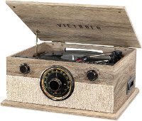 Victrola Brookline 6-in-1 Bluetooth Record Player