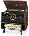 Victrola Mid-century Bluetooth Record Player with Stand - Espresso
