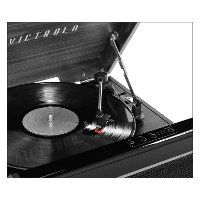 Victrola Bluetooth Record Player with 3-Speed Turntable - Gray-2