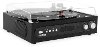 Victola All-in-1 Bluetooth Record Player with Built in Speakers - Black
