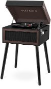Black Victrola Bluetooth Record Player Stand with 3-Speed Turntable