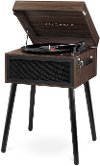 Victrola Bluetooth Record Player Stand with 3-Speed Turntable