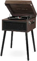 Victrola Bluetooth Record Player Stand with 3-Speed Turntable