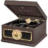 Victrola Nostalgic Bluetooth Record Player with CD, Radio, and Record Storage