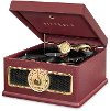 Victrola Nostalgic Bluetooth Record Player with CD, Radio, and Record Storage