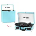 Turquoise Portable Record Player with Bluetooth - Victrola
