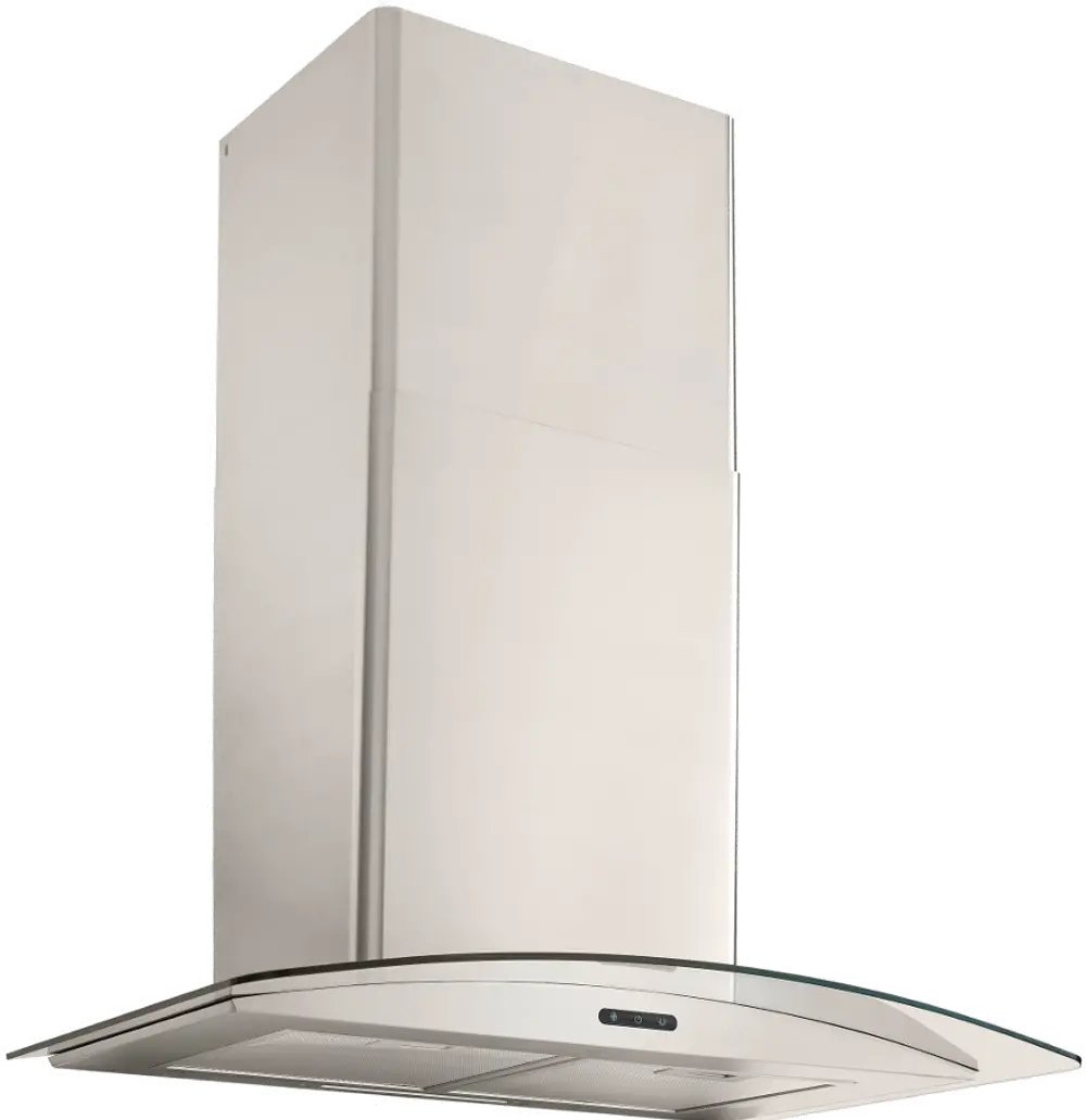 EW4636SS Broan Elite Convertible Curved Glass Chimney Range Hood - 36 Inch, Stainless Steel-1