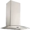 EW4636SS Broan Elite Convertible Curved Glass Chimney Range Hood - 36 Inch, Stainless Steel