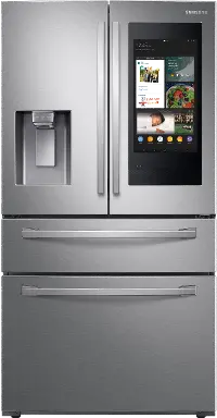 RF22R7551SR Samsung 22.4 cu ft 4 Door Refrigerator - Counter Depth Stainless Steel