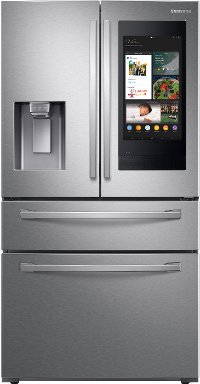RF22R7551SR Samsung French Door Food Showcase Smart Refrigerator - Counter Depth, 22.4 cu. ft., 36 Inch Stainless Steel