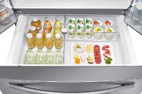 RF22R7551SR Samsung French Door Food Showcase Smart Refrigerator - Counter Depth, 22.4 cu. ft., 36 Inch Stainless Steel-4