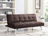 Modern Java Brown Convertible Sofa Bed - Calton