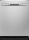 GDP665SYNFS GE Dishwasher with Dry Boost and Piranha Food Disposer - Stainless Steel