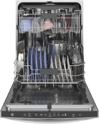 GDP665SYNFS GE Dishwasher with Dry Boost and Piranha Food Disposer - Stainless Steel-3