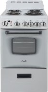 ERU200P0W Avanti 20 Inch Electric Coil Range - 2.1 cu. ft. White