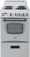 ERU200P0W Avanti 20 Inch Electric Coil Range - 2.1 cu. ft. White