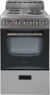 ERU200P3S Avanti 2.1 cu ft Electric Coil Range - Stainless Steel 20 Inch