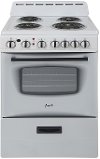 ERU240P0W Avanti 24 Inch Electric Coil Range - 2.6 cu. ft. White