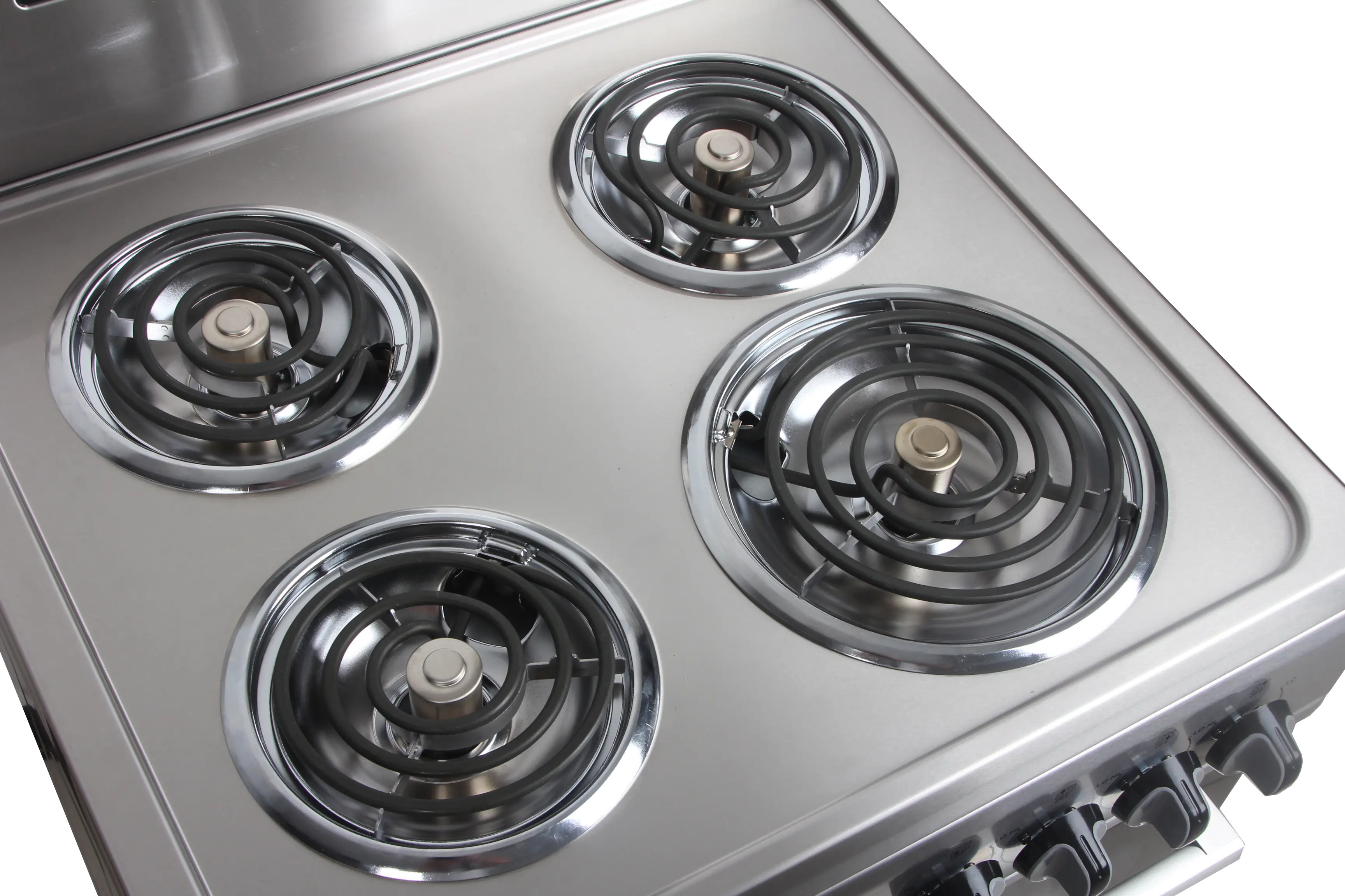ERU240P3S Avanti 24 Inch Electric Coil Range - 2.6 cu. ft. Stainless Steel-3