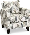 Bryn Triangle Pattern Accent Chair