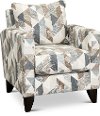 Contemporary Triangle Pattern Accent Chair - Bryn