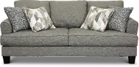 Bryn Casual Contemporary Steel Gray Sofa