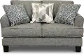 BRYLOV/MAXSTE Bryn Gray Loveseat
