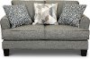 Casual Contemporary Steel Gray Loveseat - Bryn