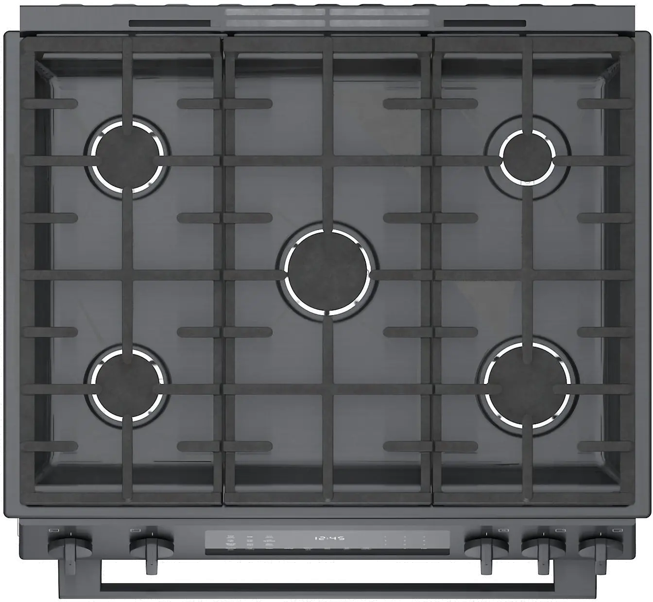 HGI8046UC Bosch 4.8 cu. ft. Gas Slide-in Range - Black Stainless Steel-3