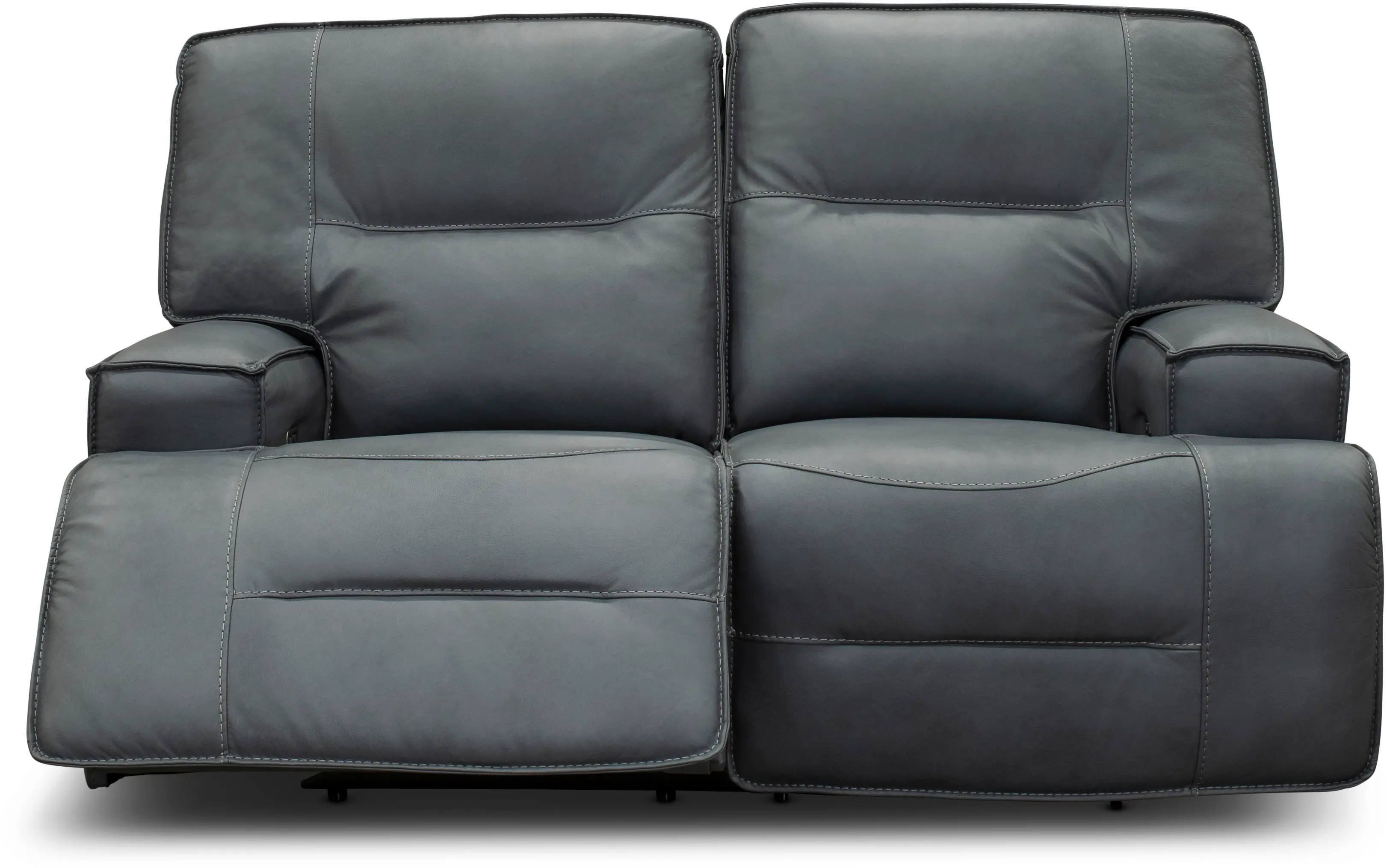 Rockies Gray Power Reclining Loveseat with Adjustable Lumbar-2