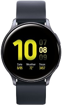 SM-R830NZKAXAR Samsung Galaxy Watch Active2 (40mm), Aqua Black (Bluetooth)
