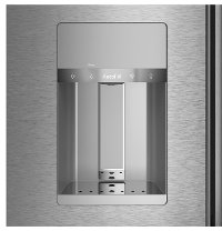 CVE28DM5NS5 Cafe 36 Inch 4 Door French Door Smart Refrigerator - 27.8 cu. ft., Platinum Glass-3