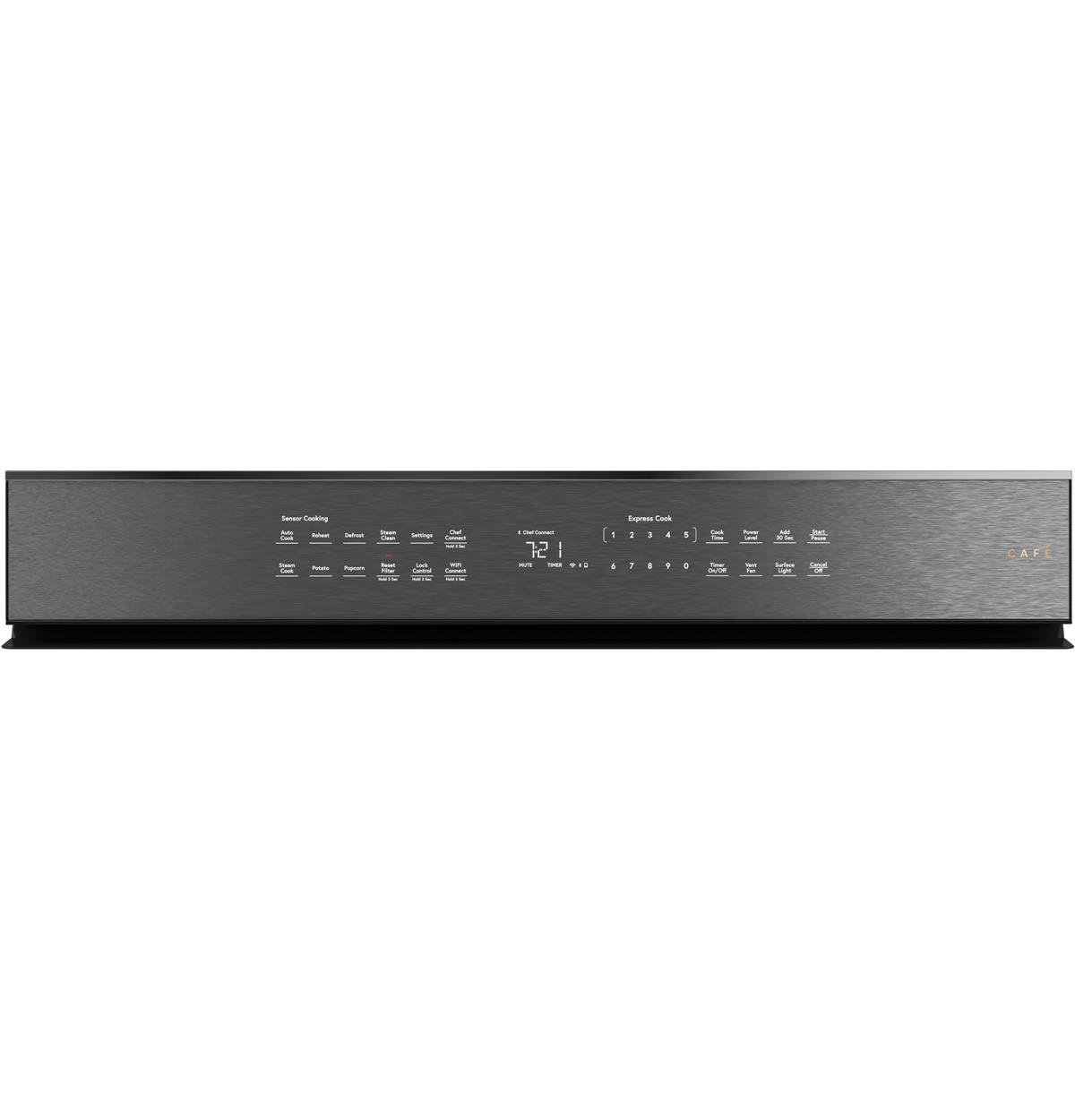 CVM721M2NS5 Cafe 30 Inch Over the Range Smart Microwave - 2.1 cu. ft., Platinum Glass-2