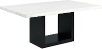 Contemporary Marble and Black Dining Room Table - Valentino-3