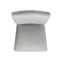 Contemporary Gray Upholstered 24 Inch Counter Height Stool - Francesca-6