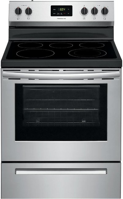 FCRE3052AS Frigidaire 30 Inch Electric Range - 5.3 cu. ft. Stainless Steel