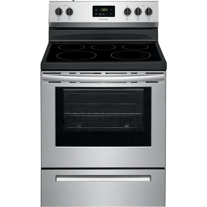 FCRE3052AS Frigidaire 30 Inch Electric Range - 5.3 cu. ft. Stainless Steel
