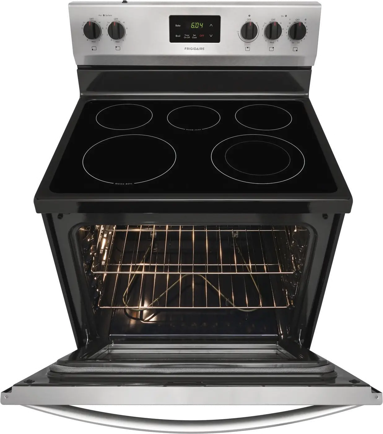 FCRE3052AS Frigidaire 30 Inch Electric Range - 5.3 cu. ft. Stainless Steel-3