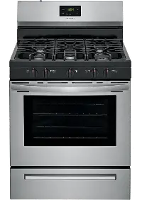 FCRG3052AS Frigidaire 30 Inch Gas Range - 5.0 cu. ft. Stainless Steel