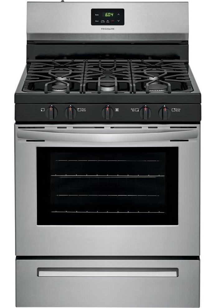FCRG3052AS Frigidaire 30 Inch Gas Range - 5.0 cu. ft. Stainless Steel