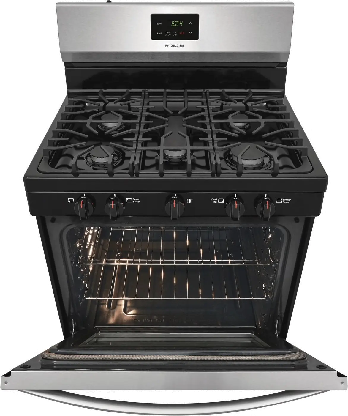 FCRG3052AS Frigidaire 30 Inch Gas Range - 5.0 cu. ft. Stainless Steel-4