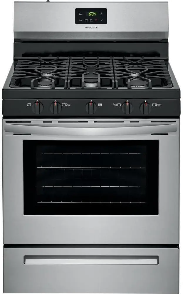 FCRG3052AS Frigidaire 30 Inch Gas Range - 5.0 cu. ft. Stainless Steel-5