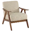Damala Light Brown Accent Chair