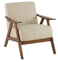 Damala Light Brown Accent Chair