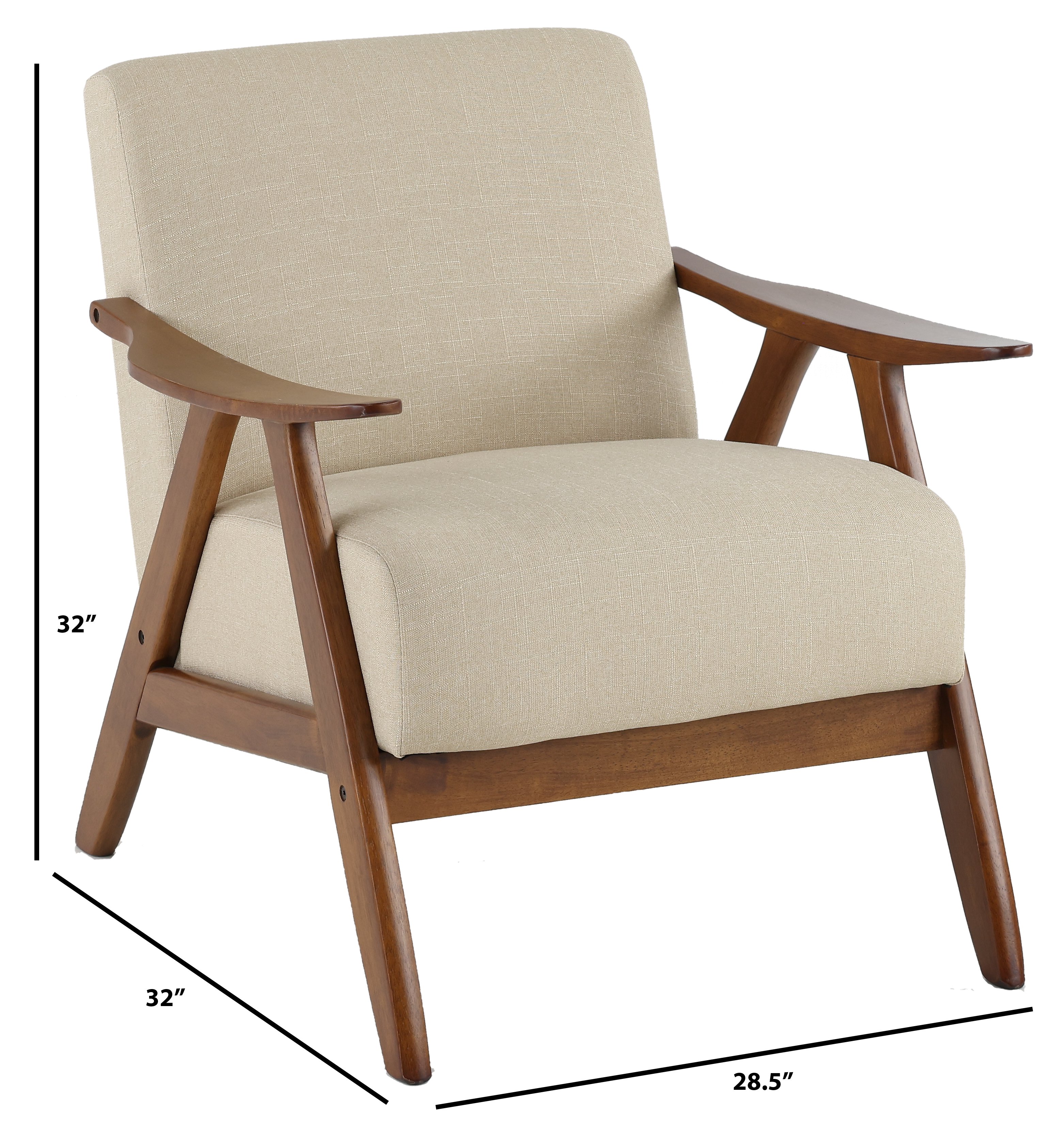 Damala Light Brown Accent Chair-4