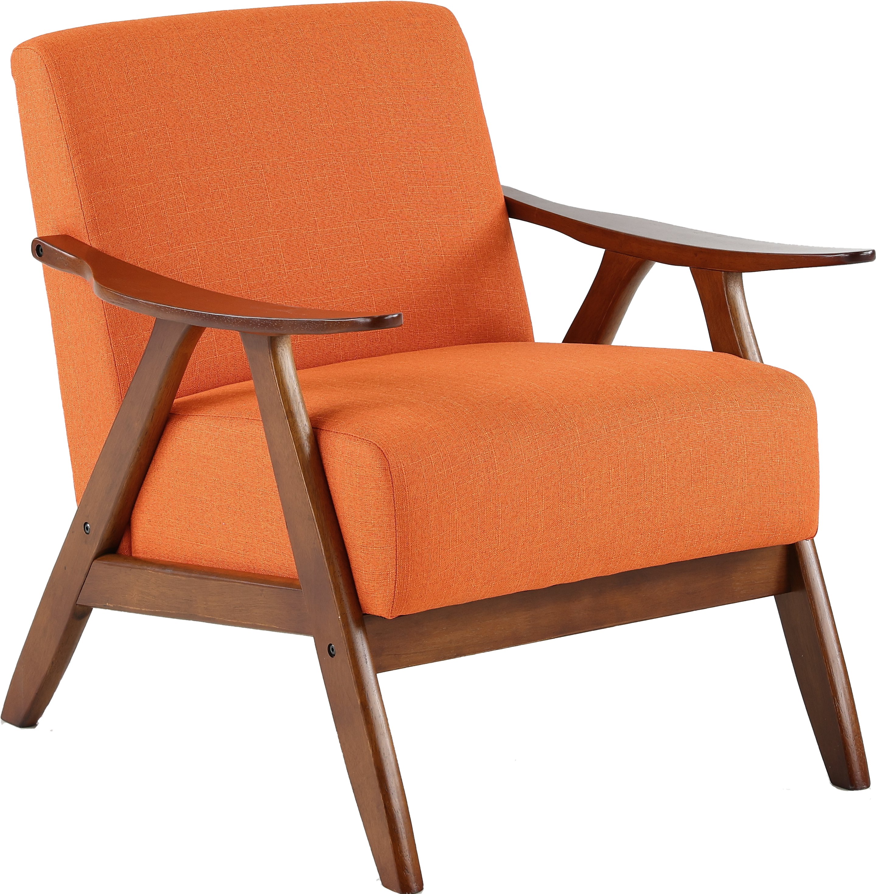 Damala Orange Accent Chair-1