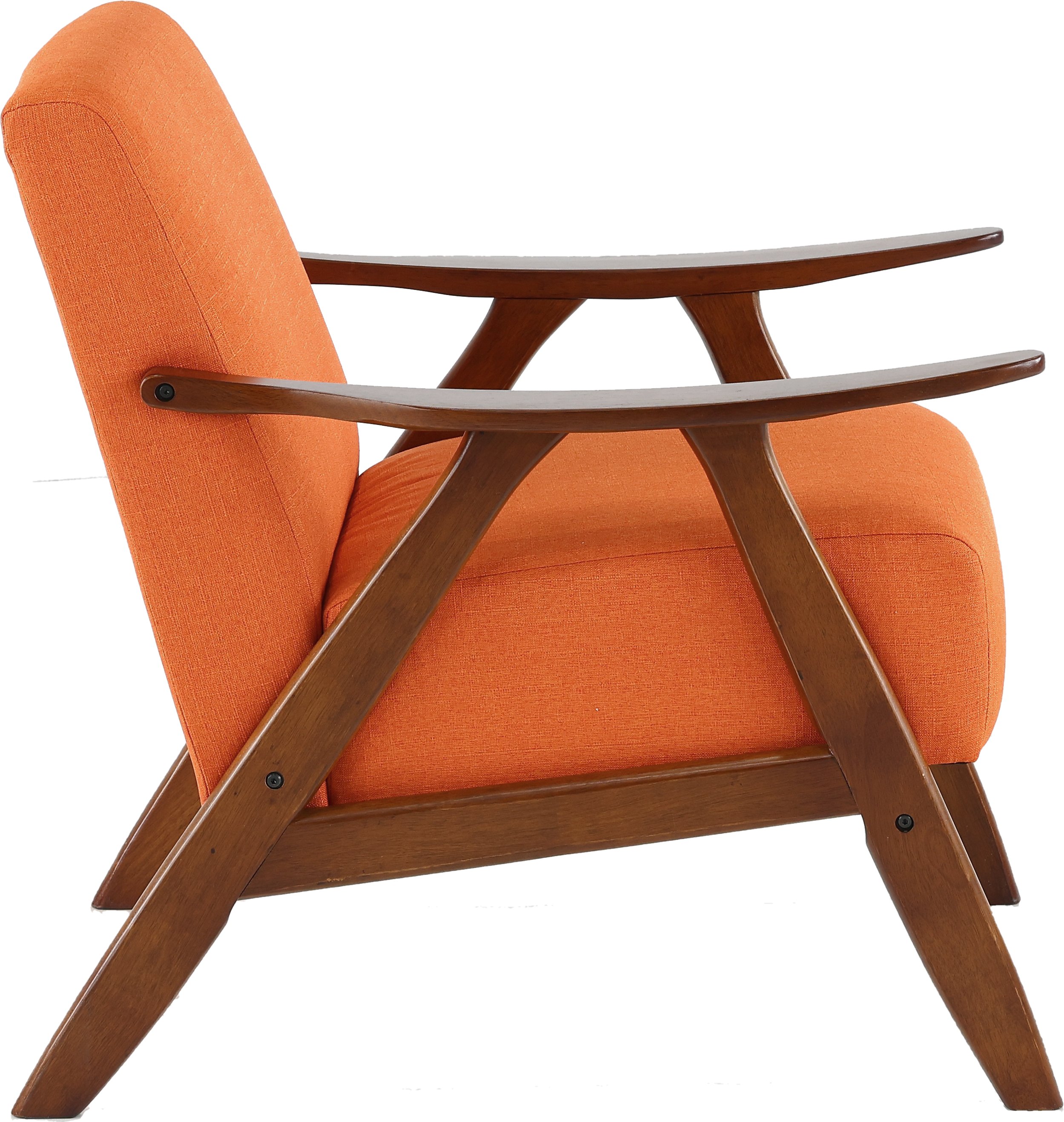 Damala Orange Accent Chair-4