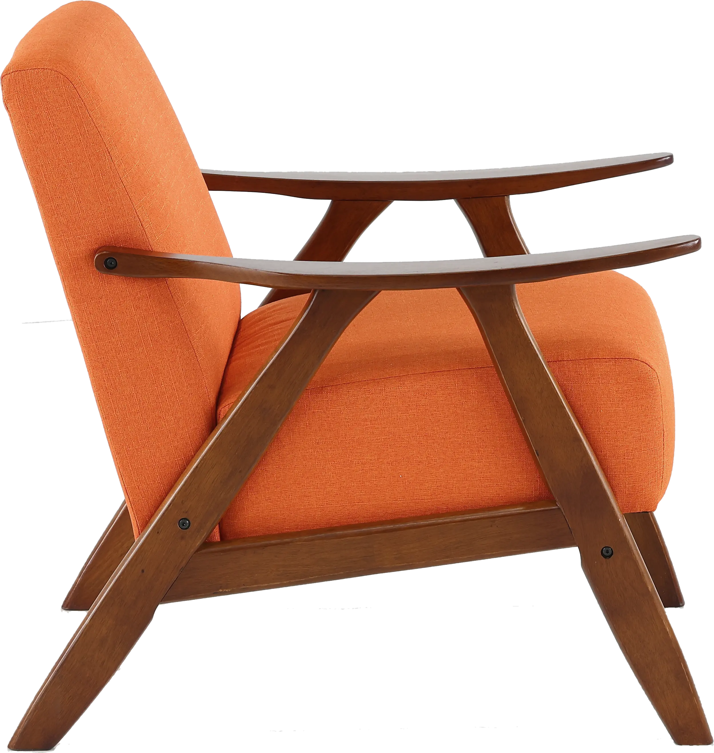 Damala Orange Accent Chair-4