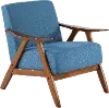 Damala Blue Accent Chair