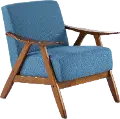 Damala Blue Accent Chair